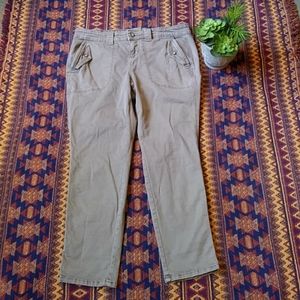 TORRID Khaki Crop Pants